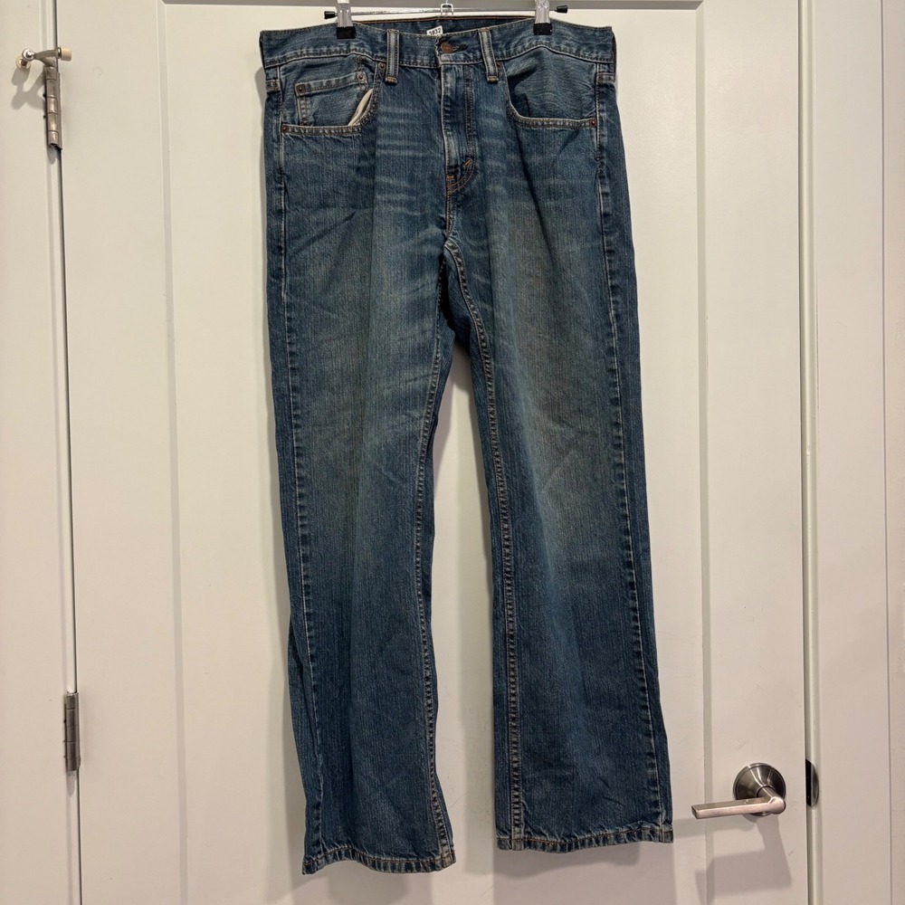 Levis 559 Relaxed Straight Leg Jeans Mens 32x30 Medium Wash Blue Denim 3932